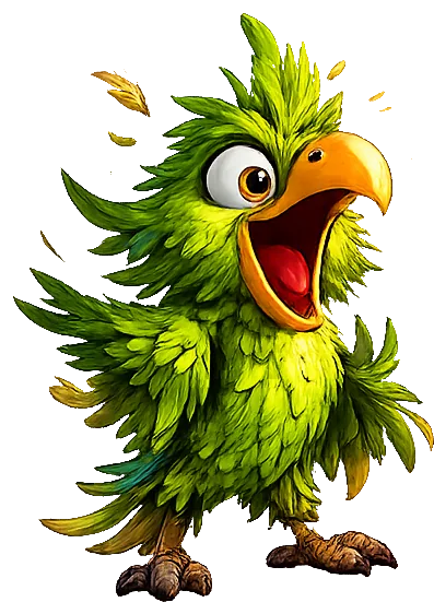 Jabber the parrot — WANTED for the Great Unspelling