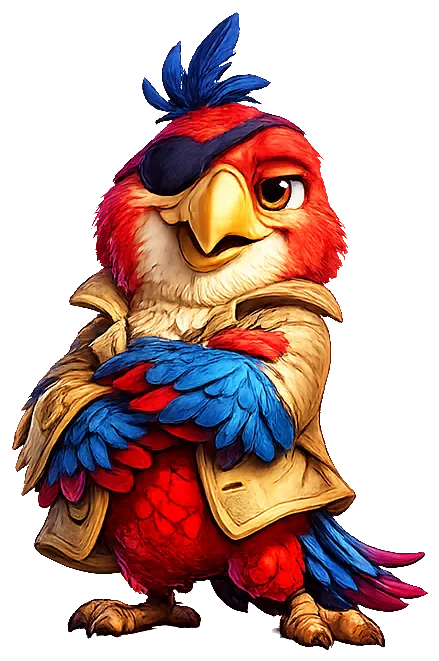 Squawk the parrot — WANTED for the Great Unspelling