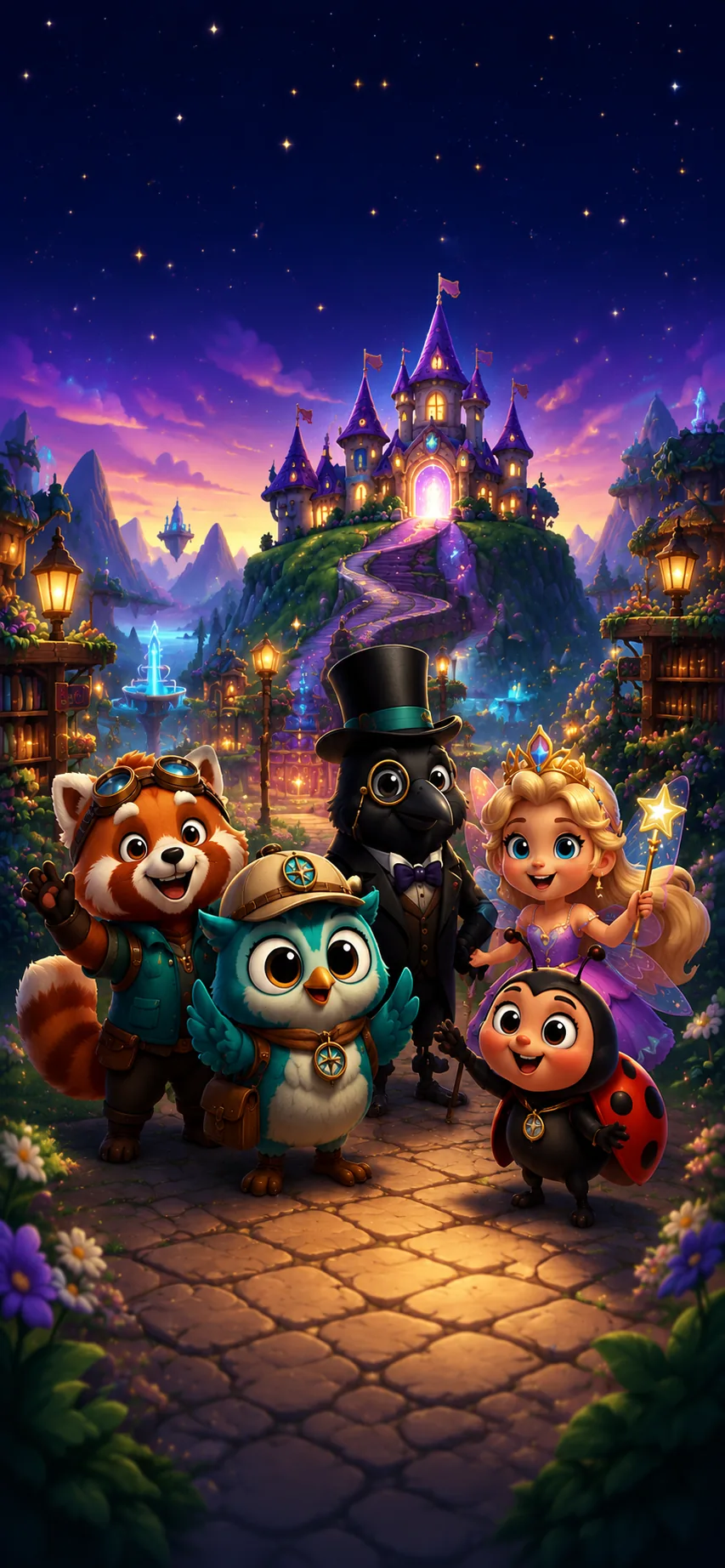 The Spelliverse — a magical castle kingdom where the words live